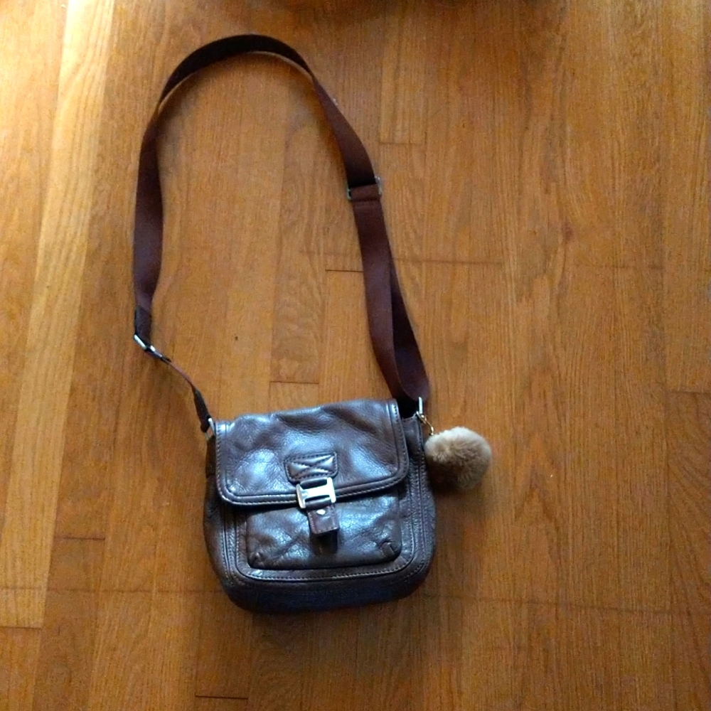 Michael Kors Brown Lamb Soft Leather Bag